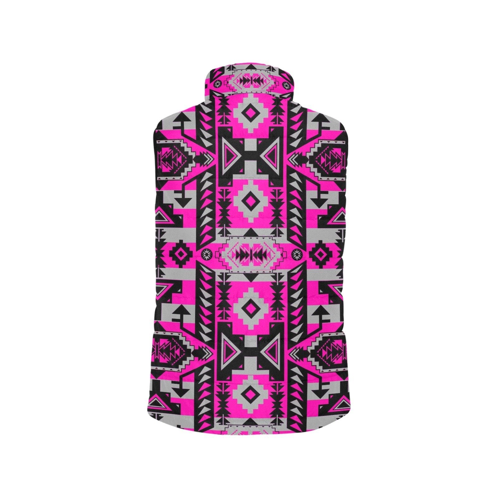 Chiefs Mountain Stunning Sunset Women's Padded Vest Jacket (Model H44) Women's Padded Vest Jacket (H44) e-joyer