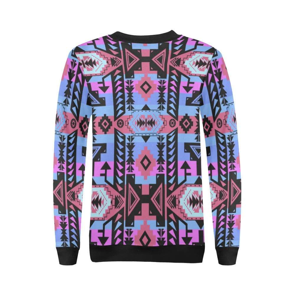 Chiefs Mountain Sunset All Over Print Crewneck Sweatshirt for Women (Model H18) Crewneck Sweatshirt for Women (H18) e-joyer