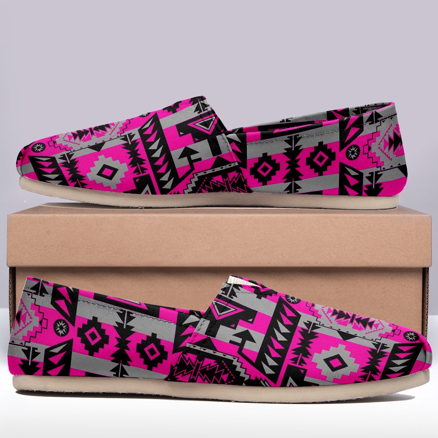 Chiefs Mountain Sunset Casual Unisex Slip On Shoe Herman