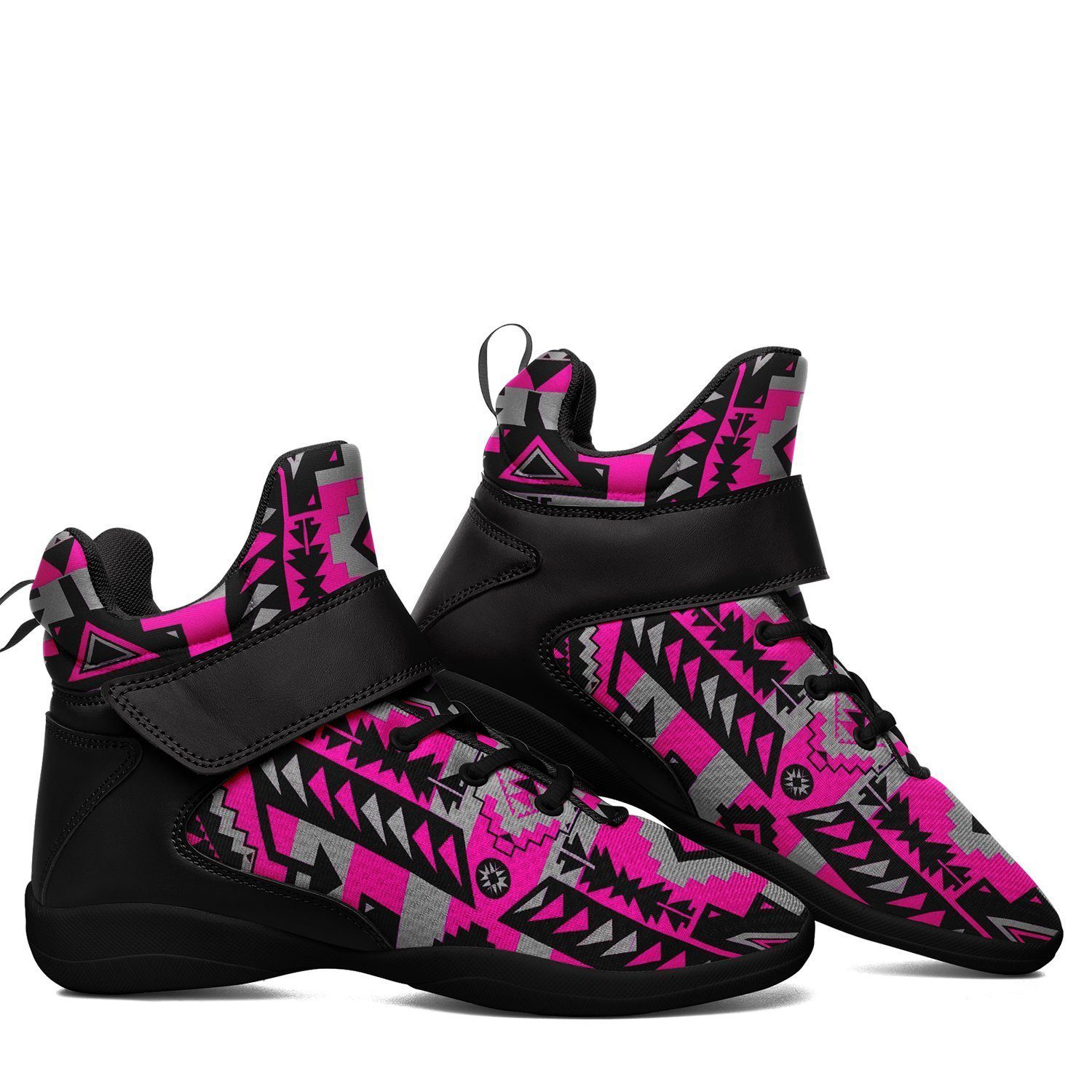 Chiefs Mountain Sunset Ipottaa Basketball / Sport High Top Shoes - Black Sole 49 Dzine