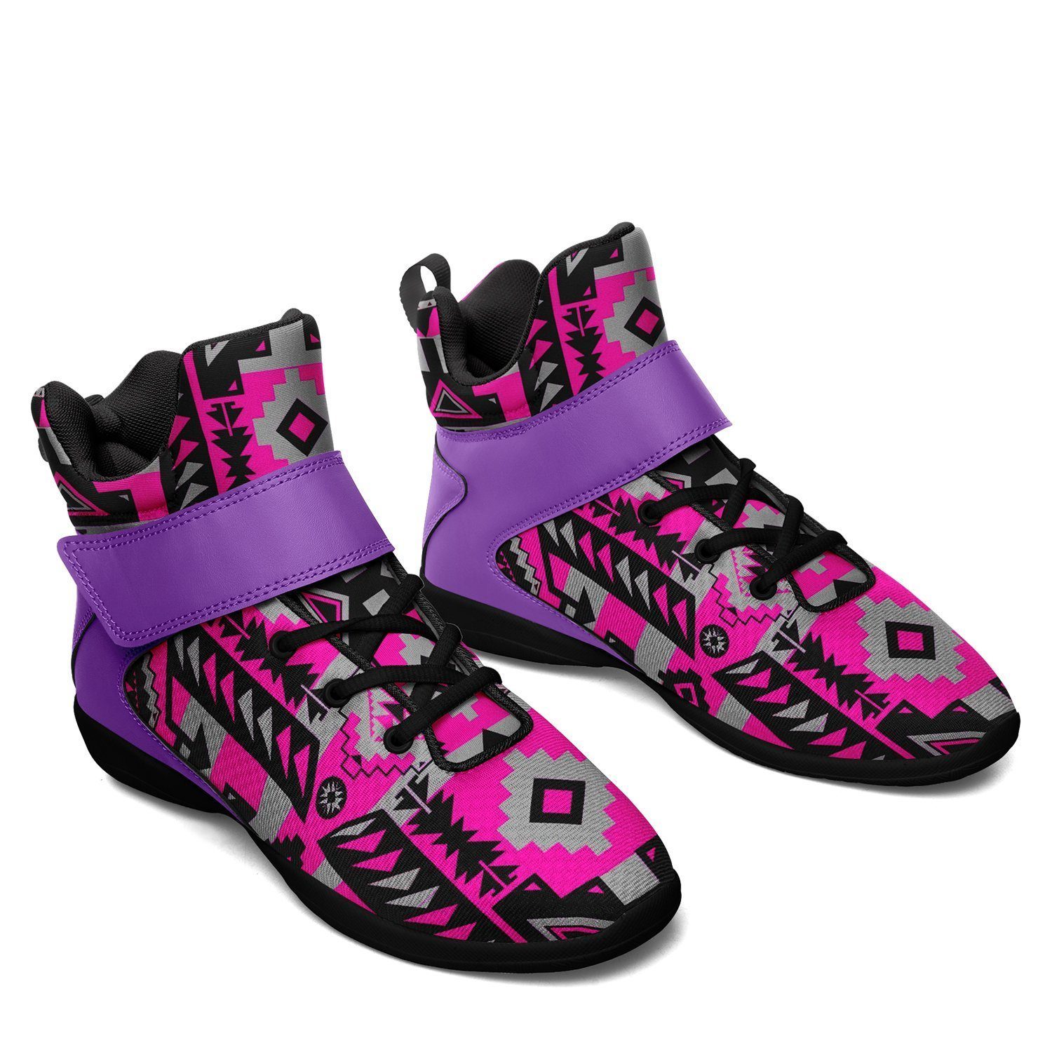 Chiefs Mountain Sunset Ipottaa Basketball / Sport High Top Shoes - Black Sole 49 Dzine