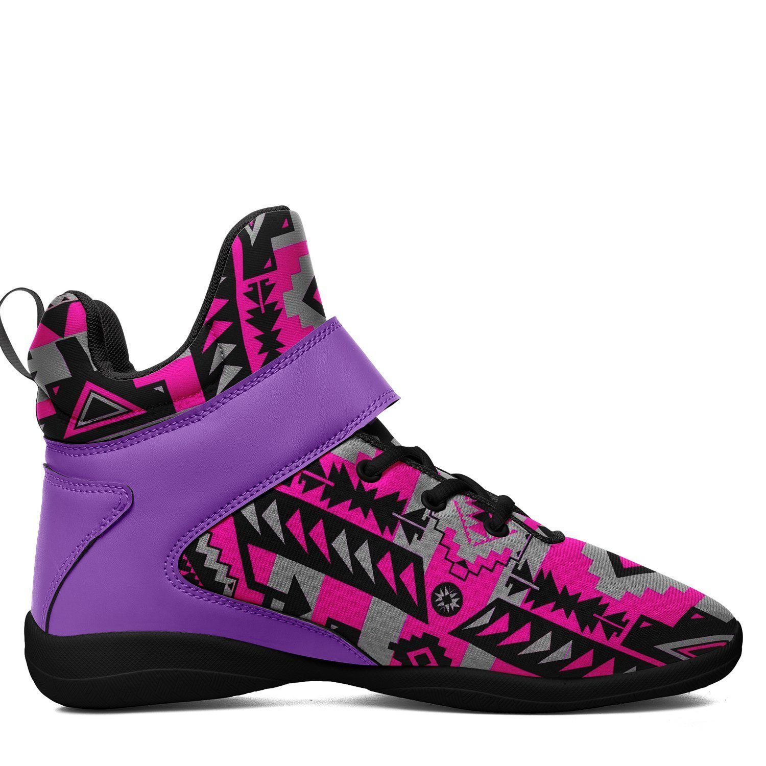 Chiefs Mountain Sunset Ipottaa Basketball / Sport High Top Shoes - Black Sole 49 Dzine