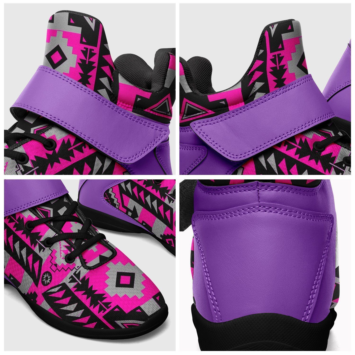Chiefs Mountain Sunset Ipottaa Basketball / Sport High Top Shoes - Black Sole 49 Dzine