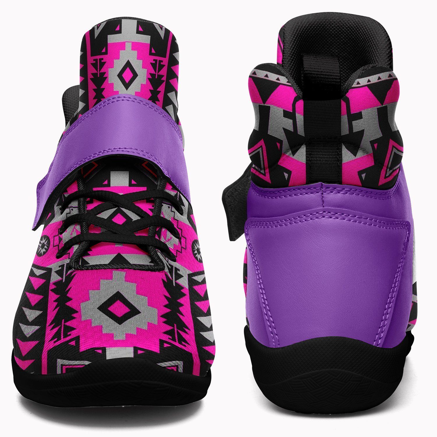 Chiefs Mountain Sunset Ipottaa Basketball / Sport High Top Shoes - Black Sole 49 Dzine