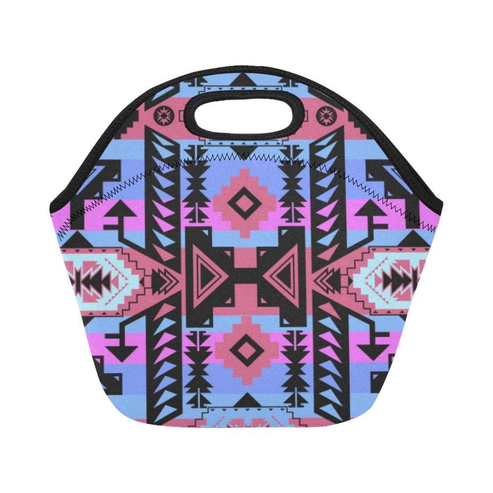 Chiefs Mountain Sunset Neoprene Lunch Bag/Small (Model 1669) Neoprene Lunch Bag/Small (1669) e-joyer