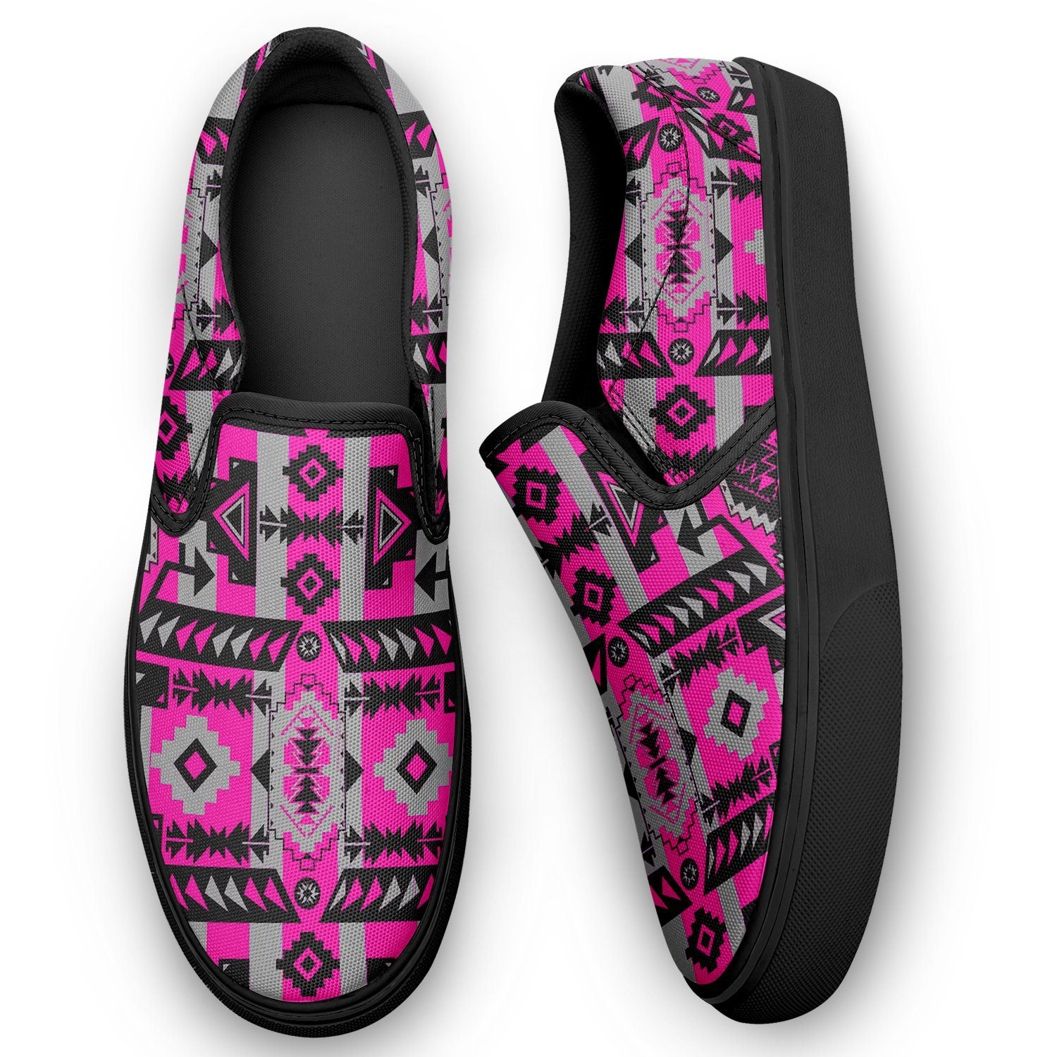 Chiefs Mountain Sunset Otoyimm Canvas Slip On Shoes 49 Dzine