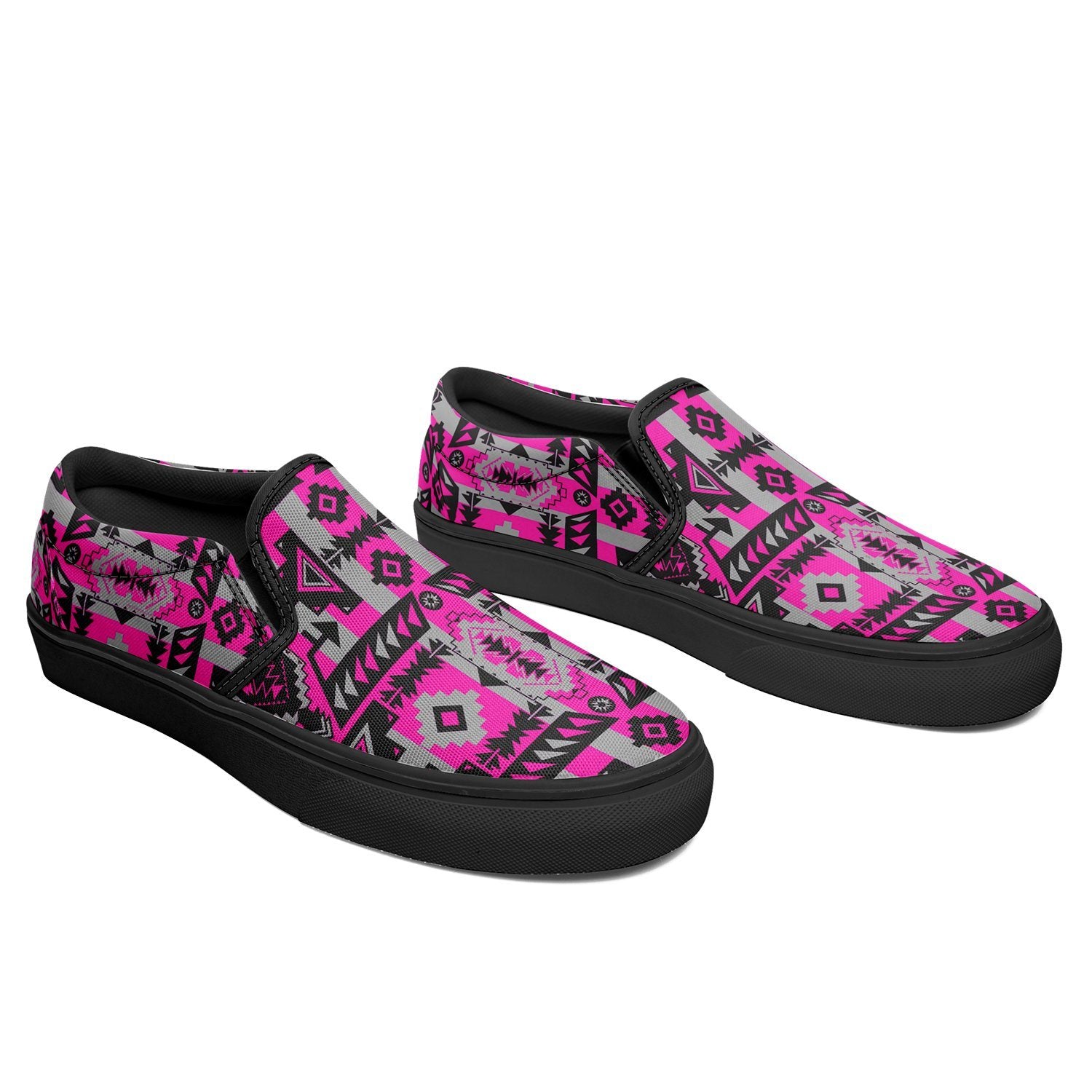 Chiefs Mountain Sunset Otoyimm Canvas Slip On Shoes 49 Dzine