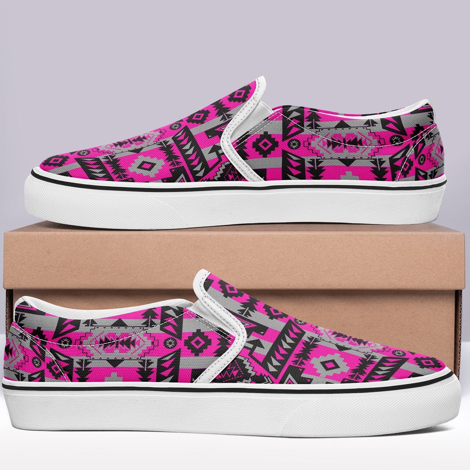 Chiefs Mountain Sunset Otoyimm Canvas Slip On Shoes 49 Dzine