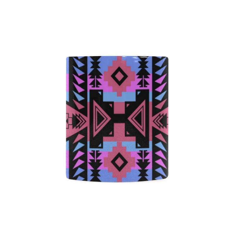 Chiefs Mountain Sunset White Mug(11OZ) White Mug e-joyer