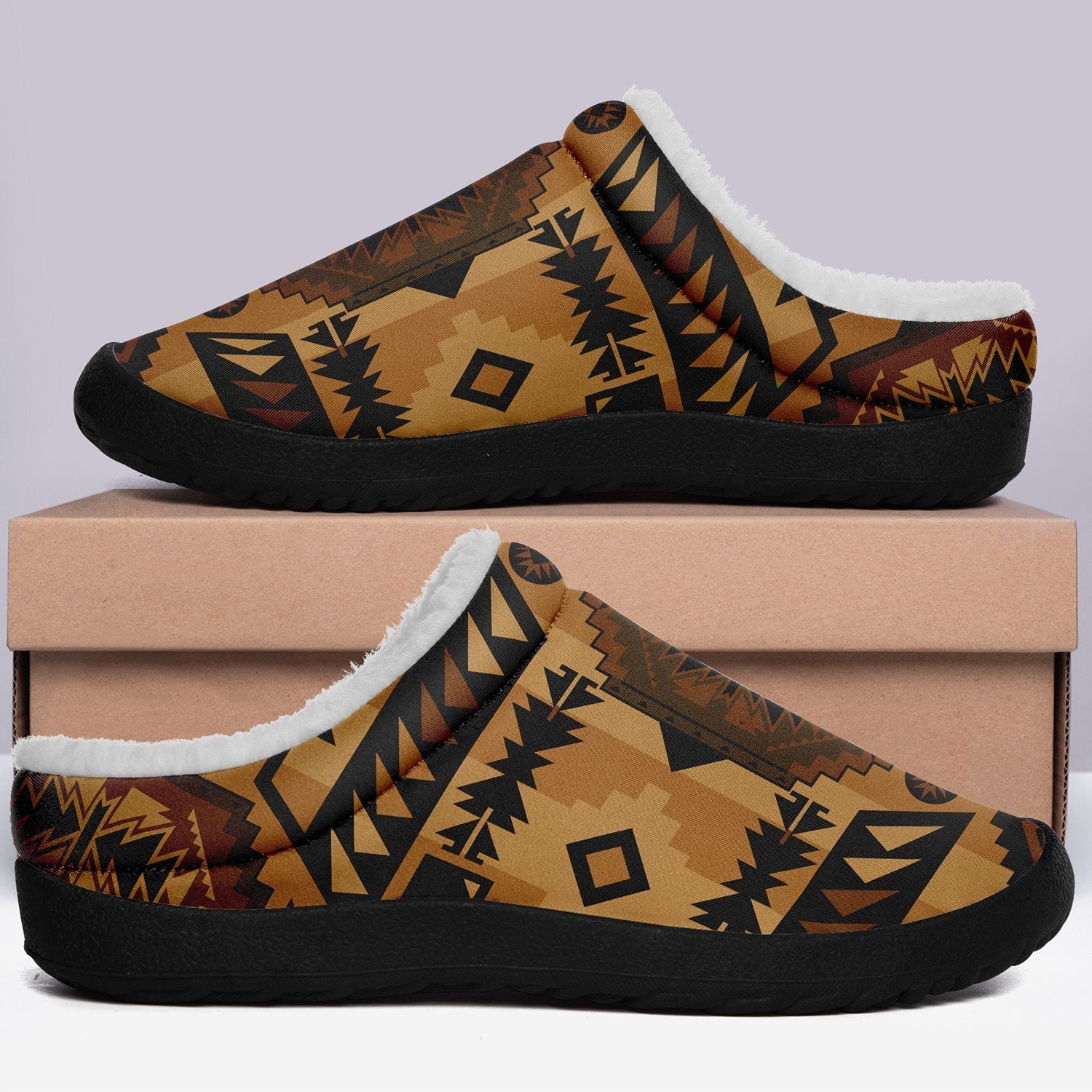 Chiefs Mountain Tan Ikinnii Indoor Slipper 49 Dzine