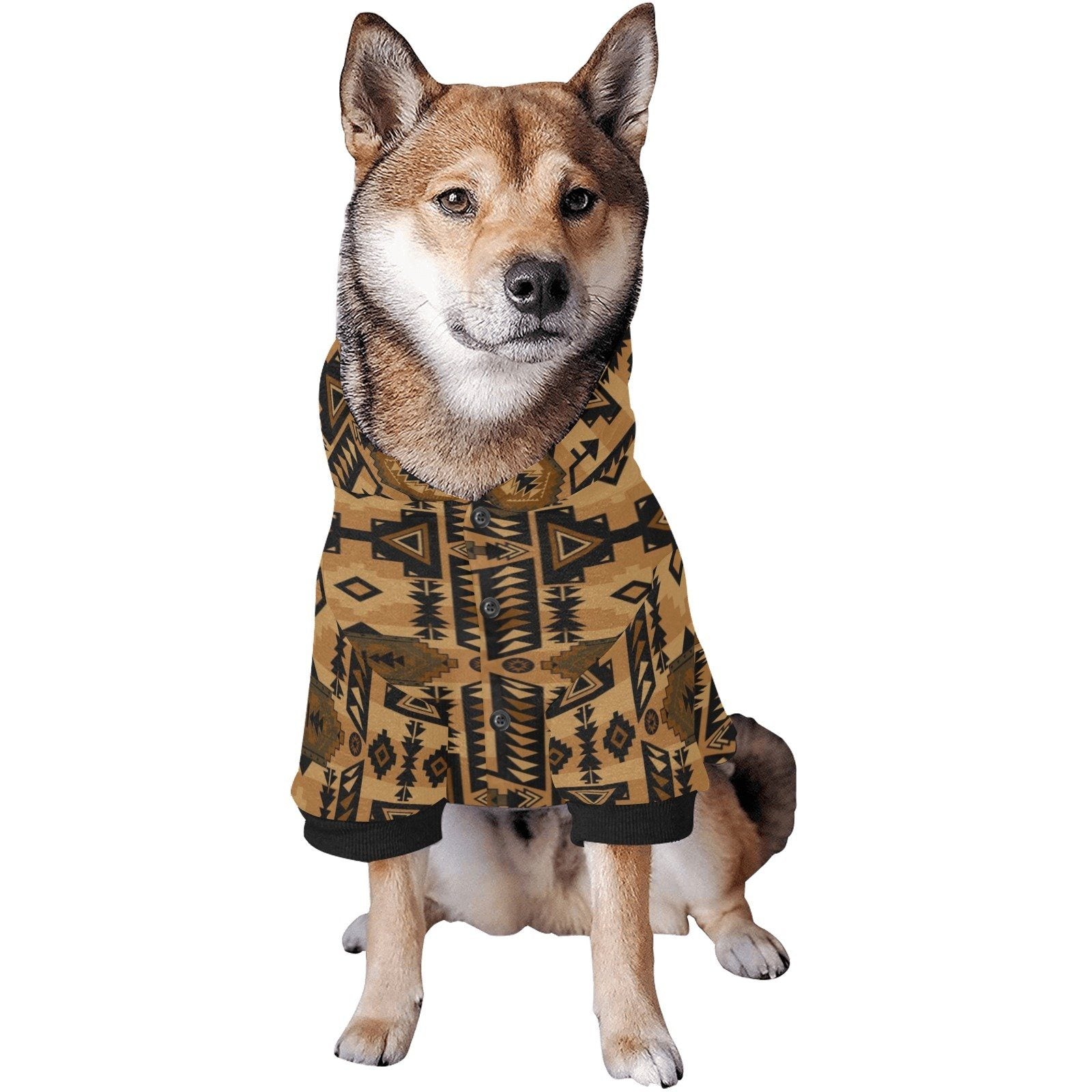 Chiefs Mountain Tan Pet Dog Hoodie Pet Dog Hoodie e-joyer