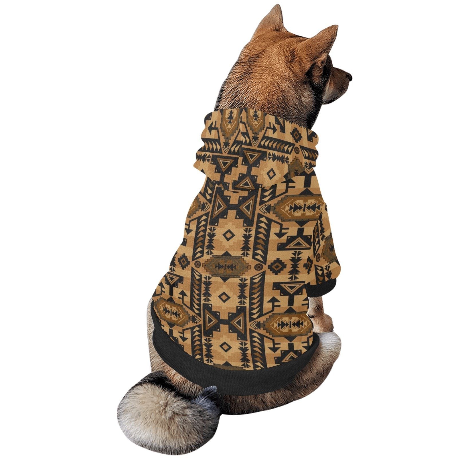 Chiefs Mountain Tan Pet Dog Hoodie Pet Dog Hoodie e-joyer