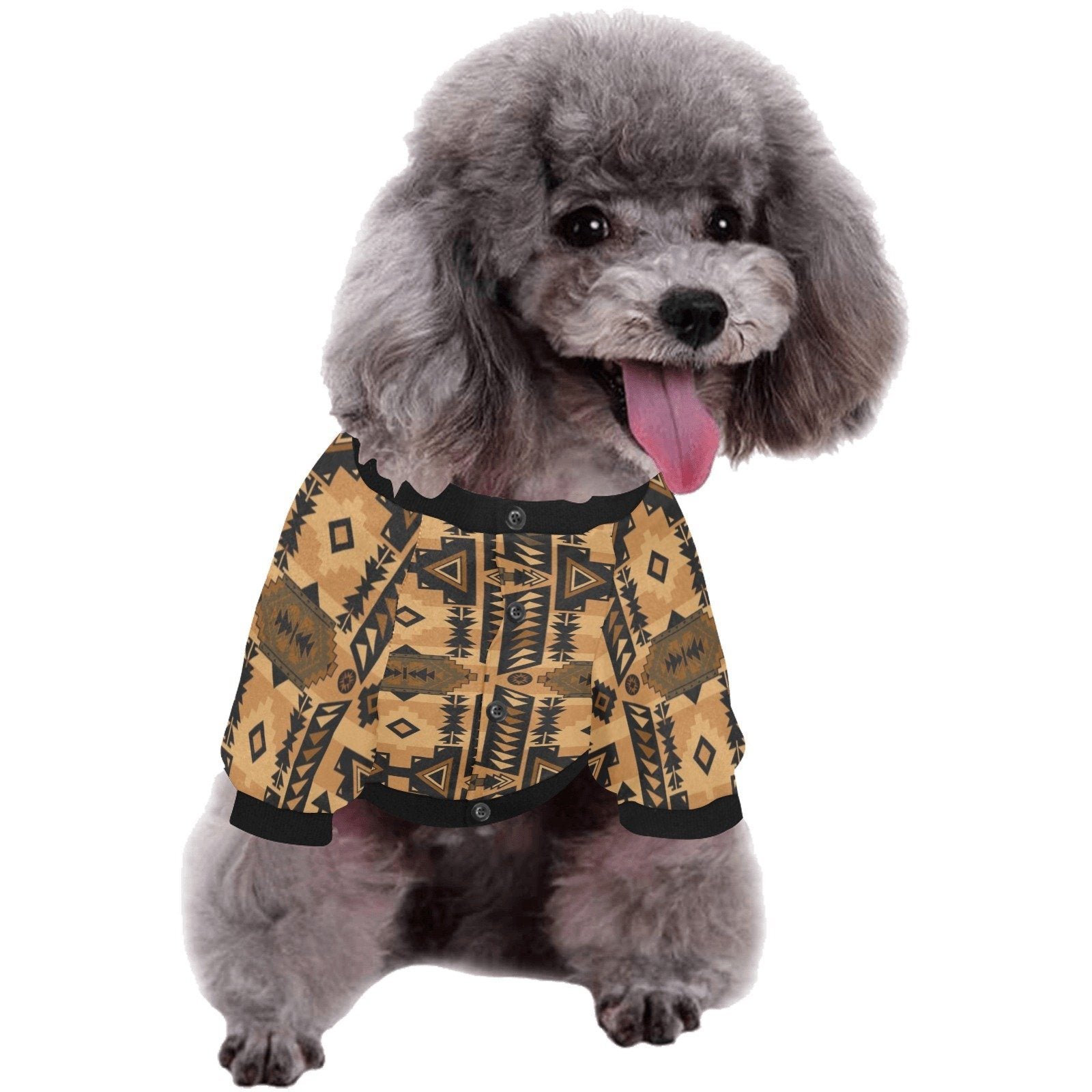 Chiefs Mountain Tan Pet Dog Round Neck Shirt Pet Dog Round Neck Shirt e-joyer