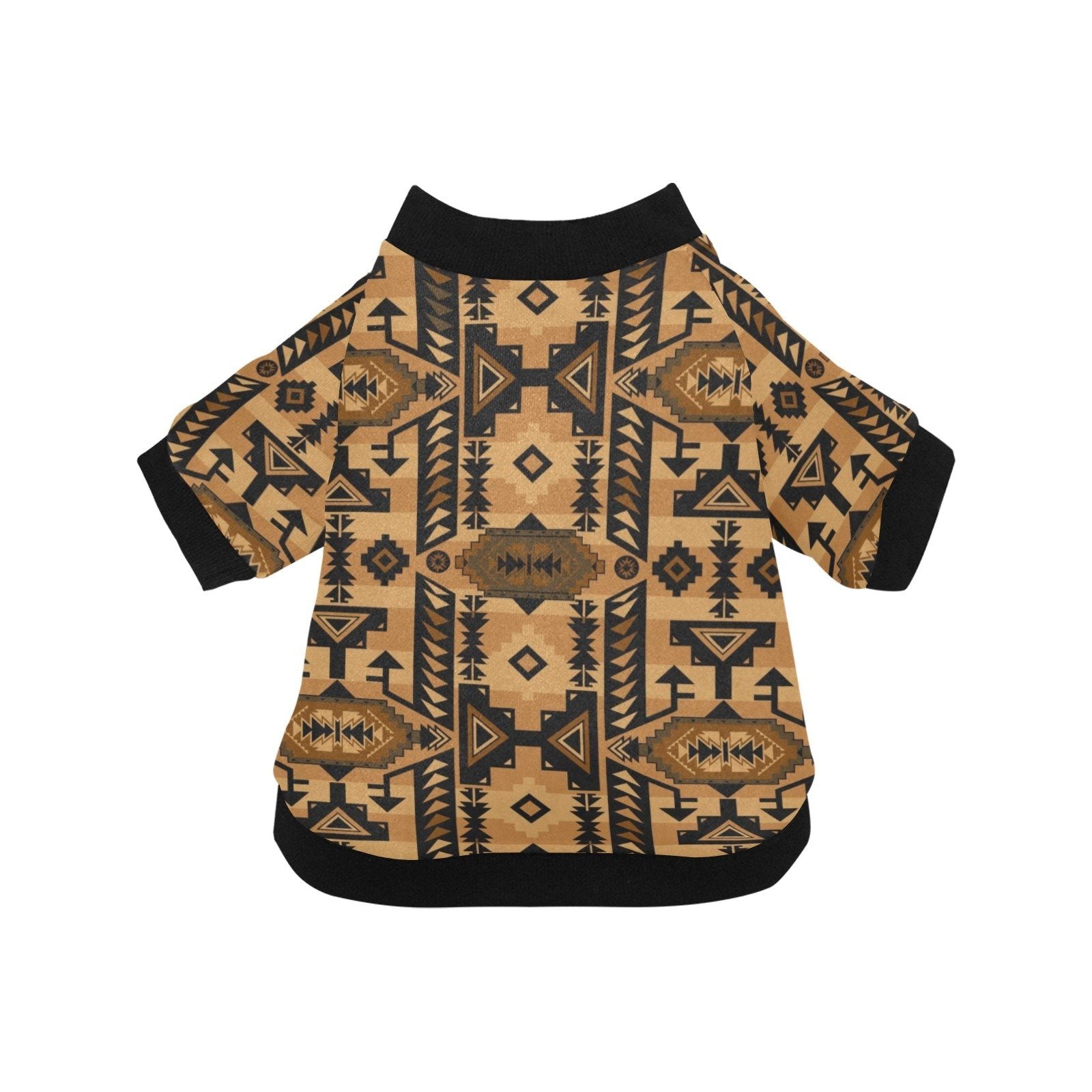 Chiefs Mountain Tan Pet Dog Round Neck Shirt Pet Dog Round Neck Shirt e-joyer