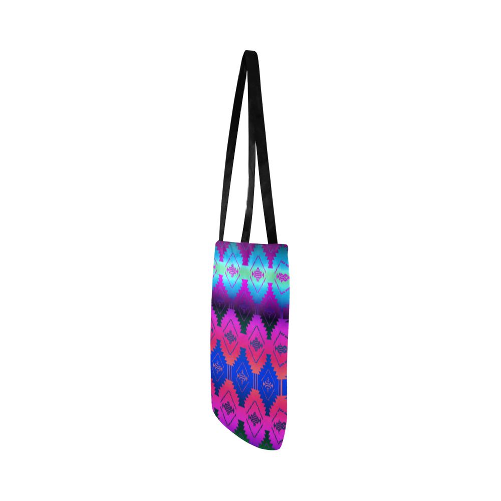 Cofitichequi Moon Shadow Reusable Shopping Bag Model 1660 (Two sides) Shopping Tote Bag (1660) e-joyer