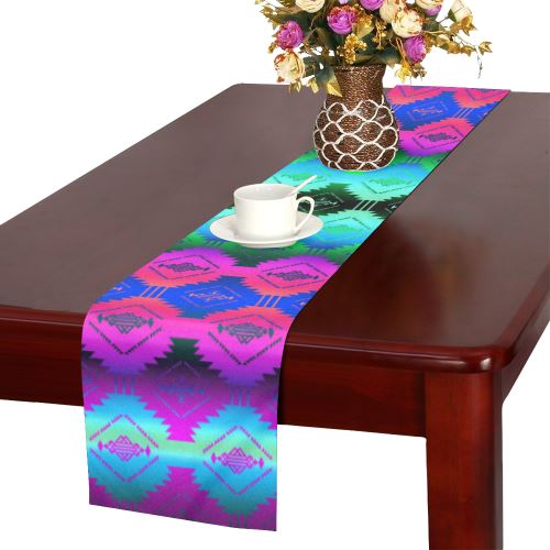 Cofitichequi Moon Shadow Table Runner 16x72 inch Table Runner 16x72 inch e-joyer 