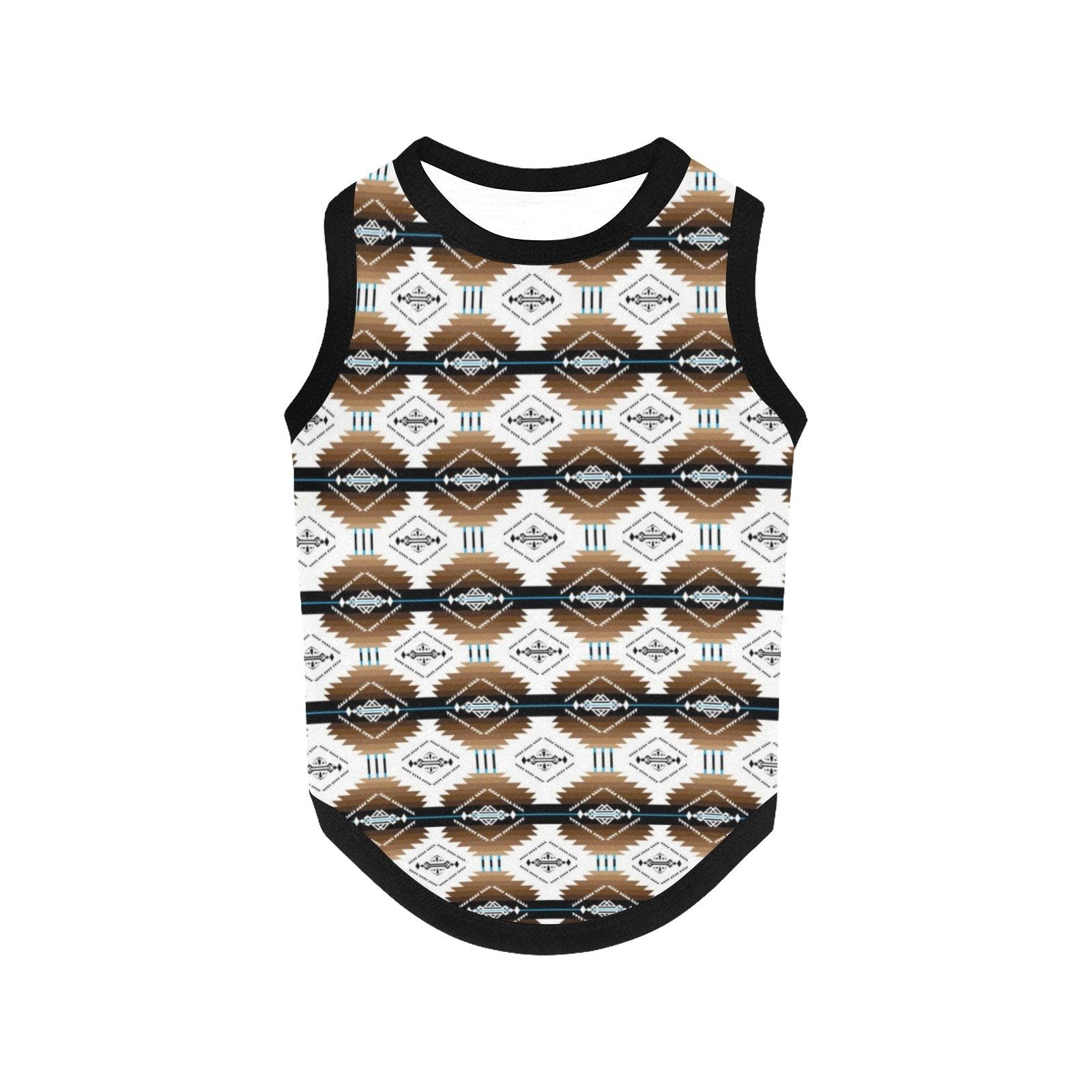 Cofitichequi White All Over Print Pet Tank Top Pet Tank Top e-joyer