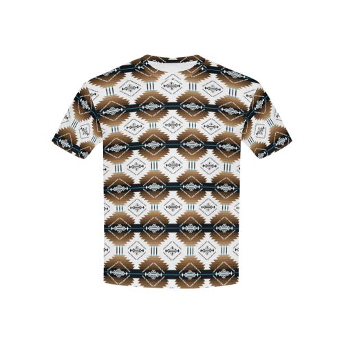 Cofitichequi White All Over Print T-shirt for Kid (USA Size) (Model T40) All Over Print T-shirt for Kid (T40) e-joyer