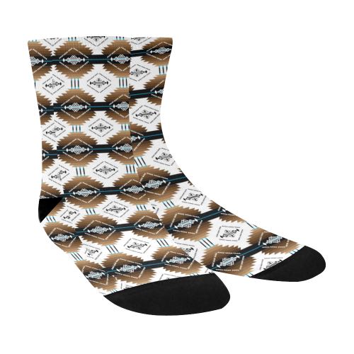Cofitichequi White Crew Socks Crew Socks e-joyer