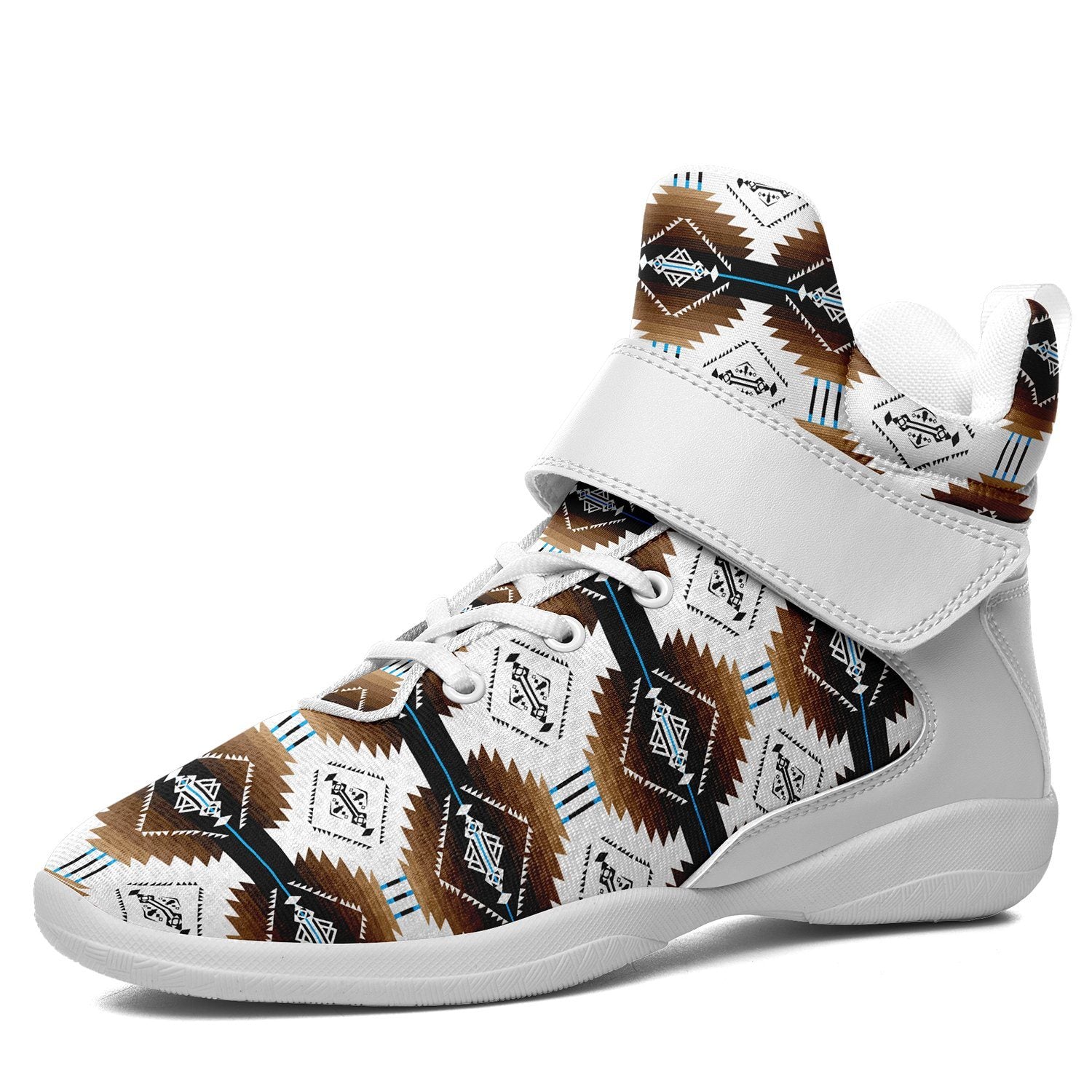 Cofitichequi White Ipottaa Basketball / Sport High Top Shoes 49 Dzine US Women 4.5 / US Youth 3.5 / EUR 35 White Sole with White Strap 
