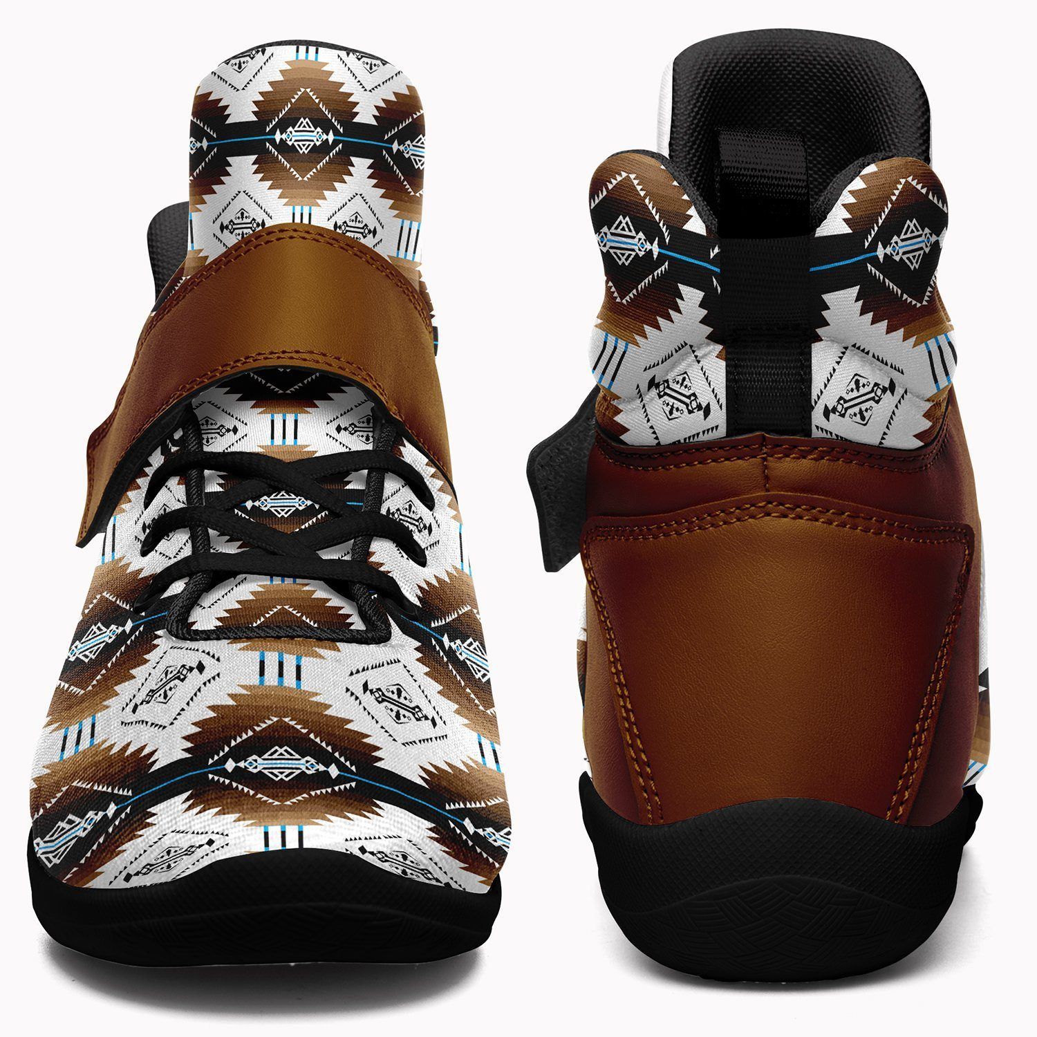 Cofitichequi White Ipottaa Basketball / Sport High Top Shoes - Black Sole 49 Dzine