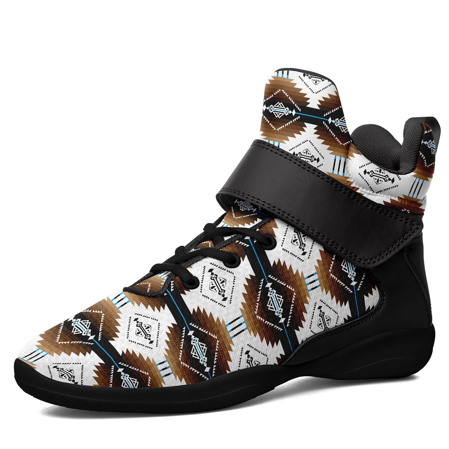 Cofitichequi White Kid's Ipottaa Basketball / Sport High Top Shoes 49 Dzine US Child 12.5/ EUR 30 Black Sole with Black Strap