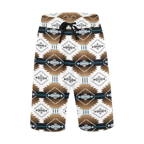 Cofitichequi White Men's All Over Print Casual Shorts (Model L23) Men's Casual Shorts (L23) e-joyer