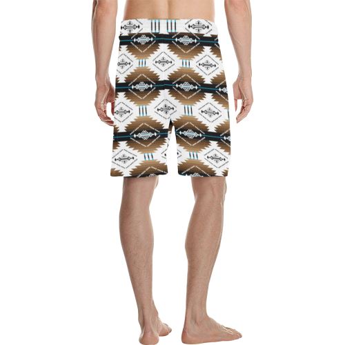 Cofitichequi White Men's All Over Print Casual Shorts (Model L23) Men's Casual Shorts (L23) e-joyer