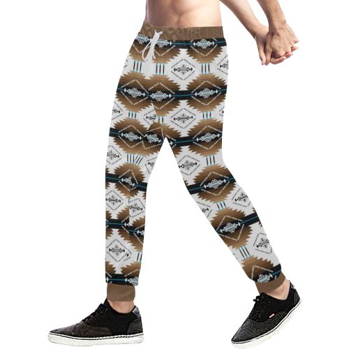 Cofitichequi White Men's All Over Print Sweatpants (Model L11) Men's All Over Print Sweatpants (L11) e-joyer