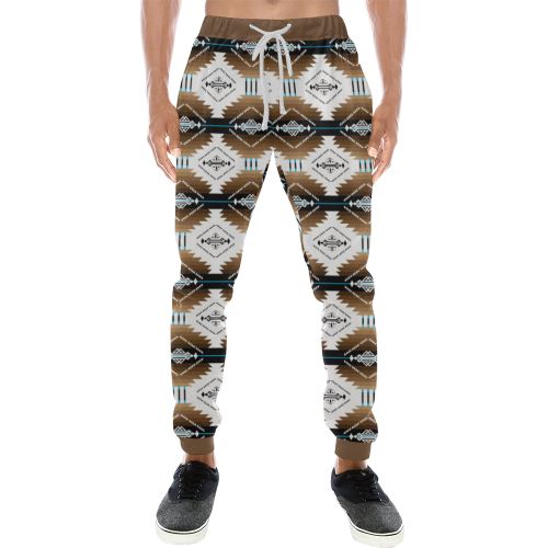 Cofitichequi White Men's All Over Print Sweatpants (Model L11) Men's All Over Print Sweatpants (L11) e-joyer