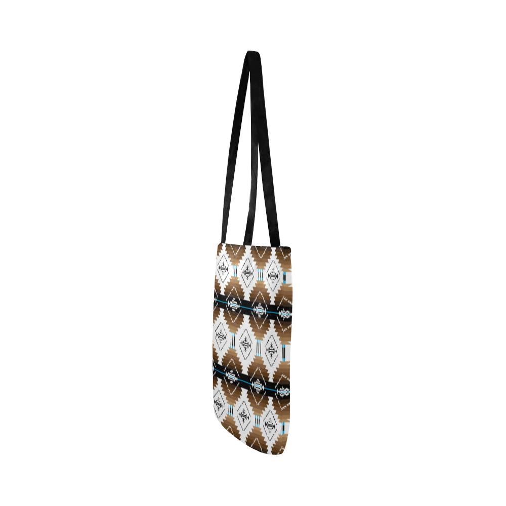Cofitichequi White Reusable Shopping Bag Model 1660 (Two sides) Shopping Tote Bag (1660) e-joyer