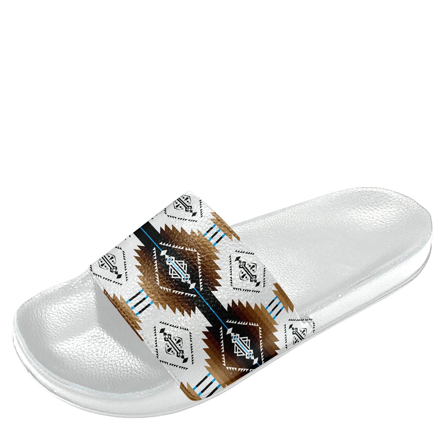 Cofitichequi White Slide Sandals 49 Dzine