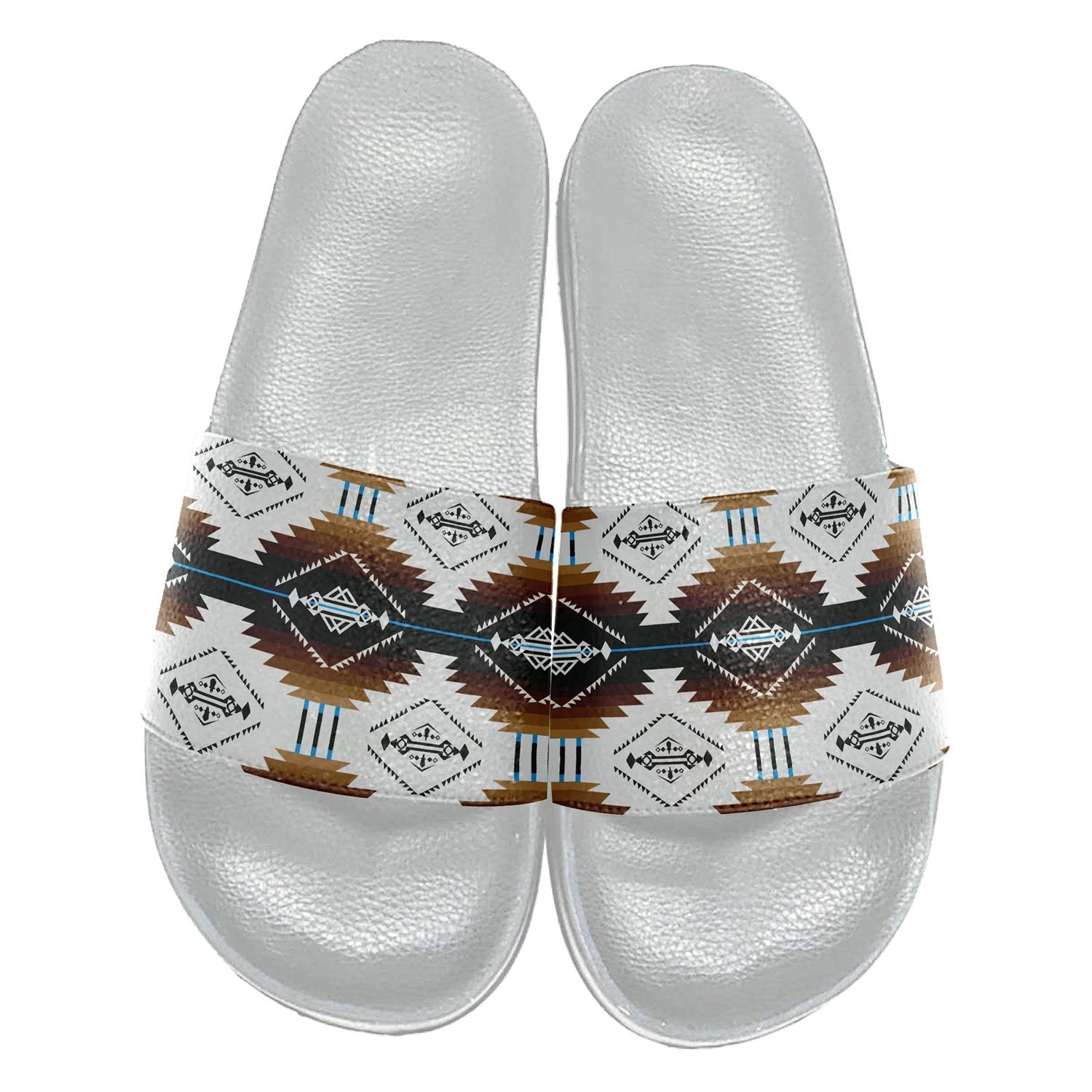 Cofitichequi White Slide Sandals 49 Dzine