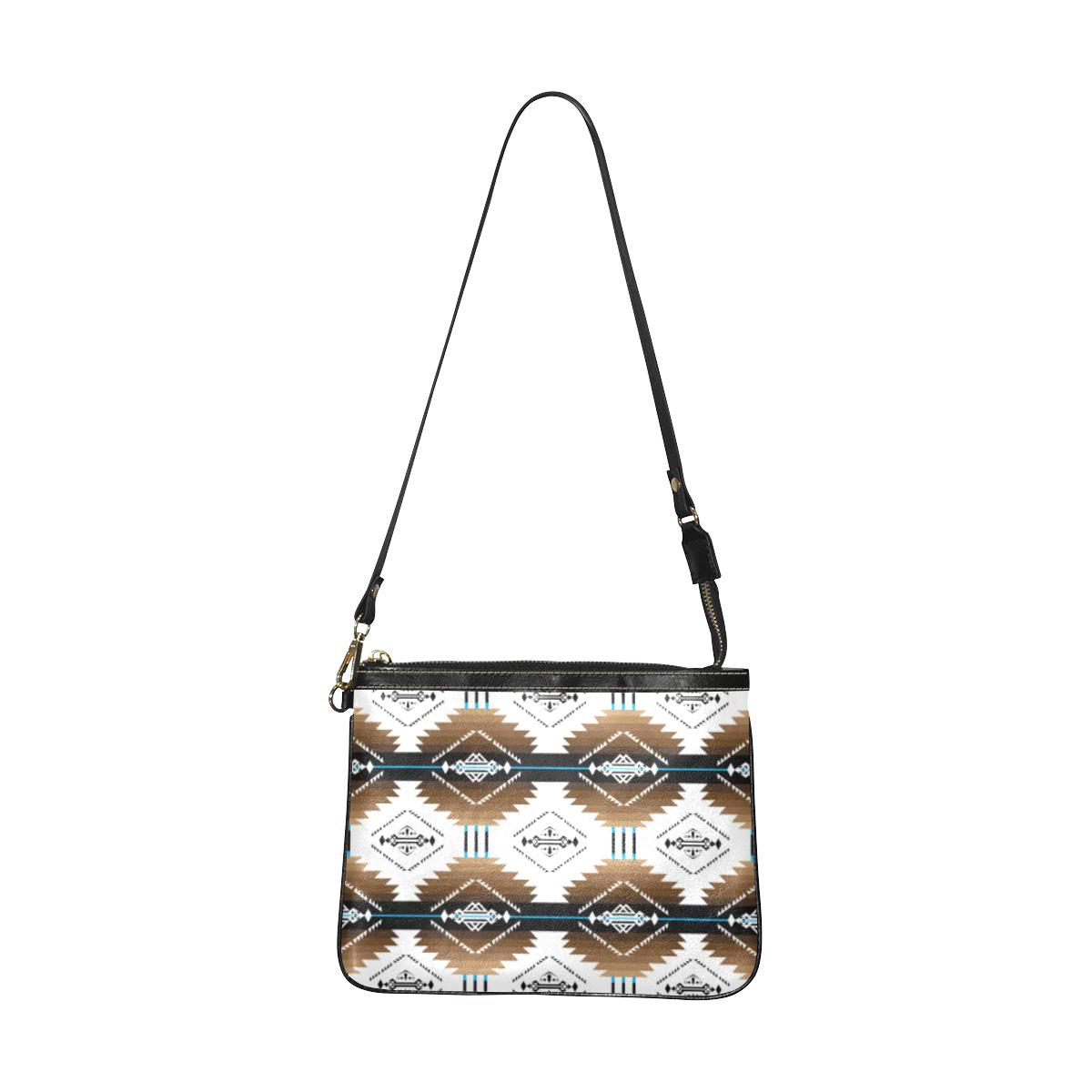 Cofitichequi White Small Shoulder Bag (Model 1710) Small Shoulder Bag (1710) e-joyer