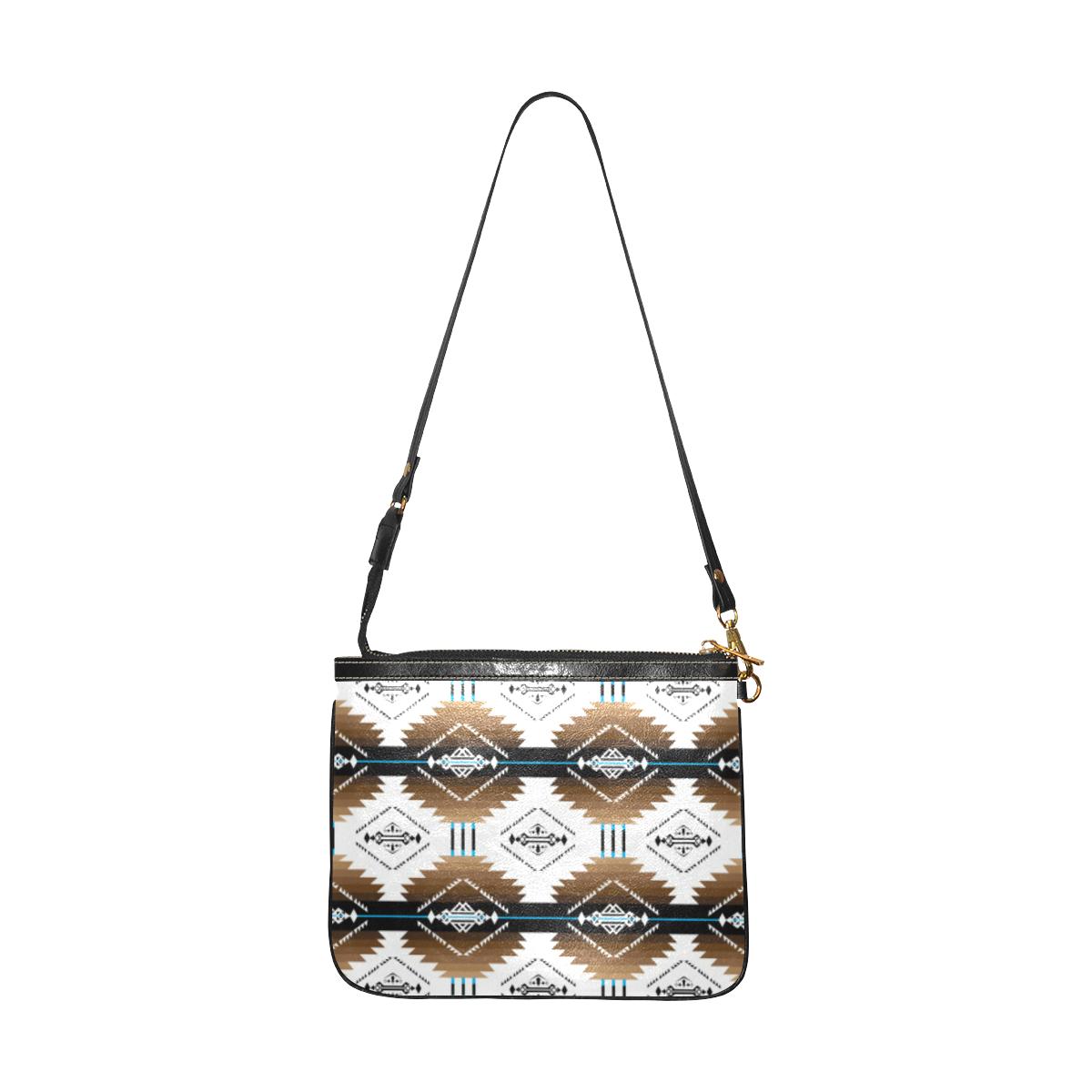 Cofitichequi White Small Shoulder Bag (Model 1710) Small Shoulder Bag (1710) e-joyer