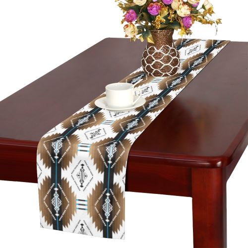 Cofitichequi White Table Runner 16x72 inch Table Runner 16x72 inch e-joyer 