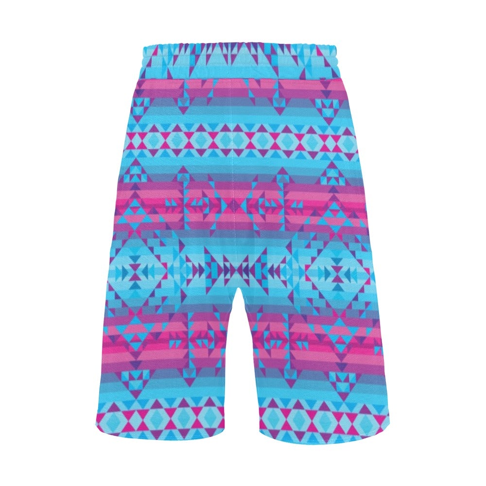Cool Frost Men's All Over Print Casual Shorts (Model L23) short e-joyer