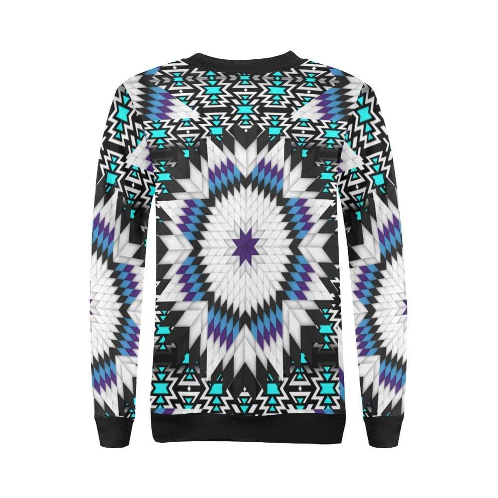 Cool Sky Star All Over Print Crewneck Sweatshirt for Women (Model H18) Crewneck Sweatshirt for Women (H18) e-joyer