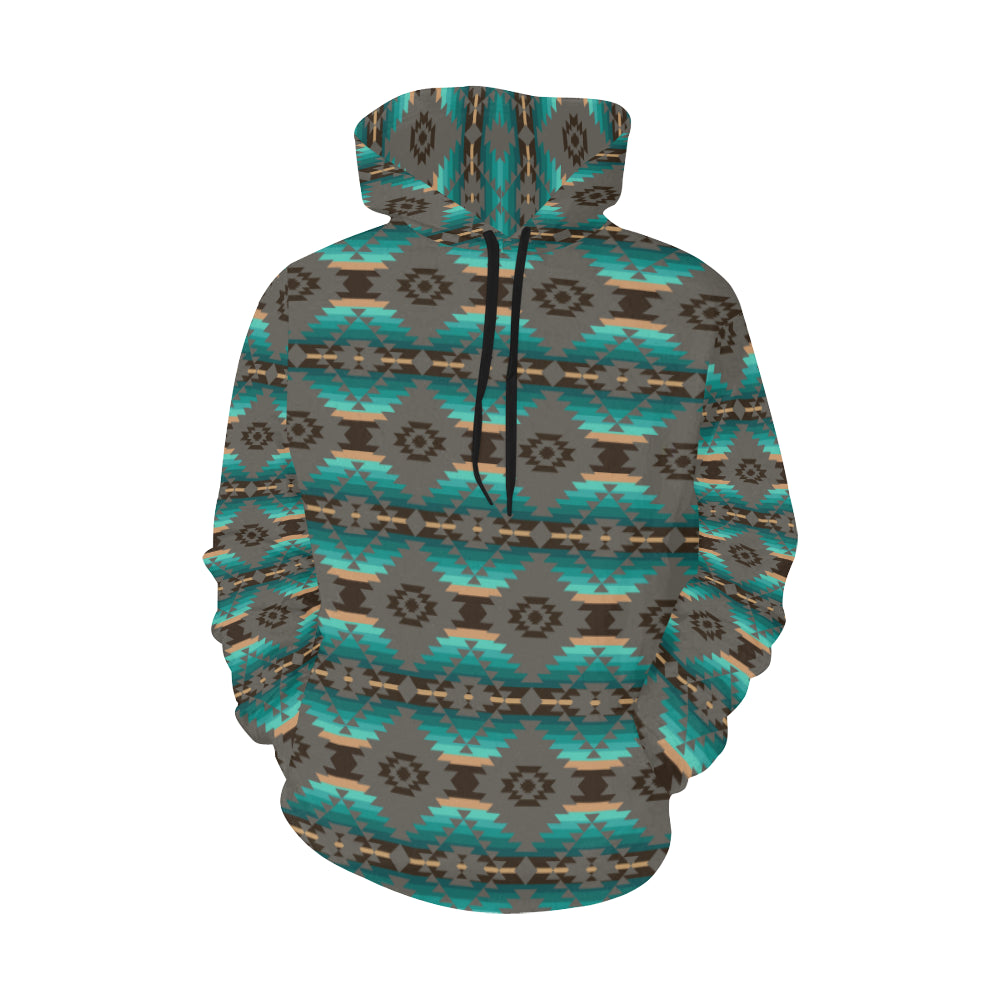 Cree Confederacy All Over Print Hoodie for Women (USA Size) (Model H13) All Over Print Hoodie for Women (H13) e-joyer