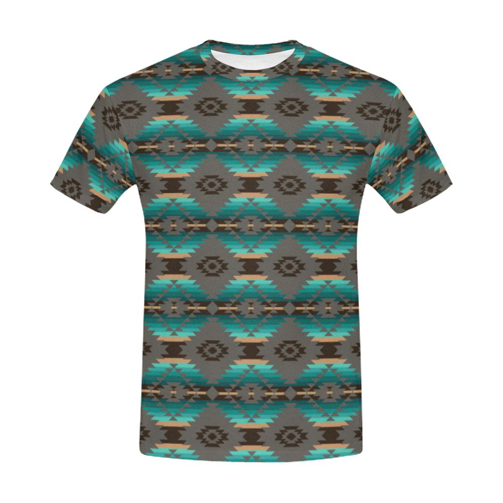 Cree Confederacy All Over Print T-Shirt for Men (USA Size) (Model T40) All Over Print T-Shirt for Men (T40) e-joyer