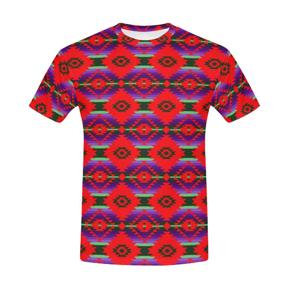Cree Confederacy Chicken Dance All Over Print T-Shirt for Men (USA Size) (Model T40) All Over Print T-Shirt for Men (T40) e-joyer