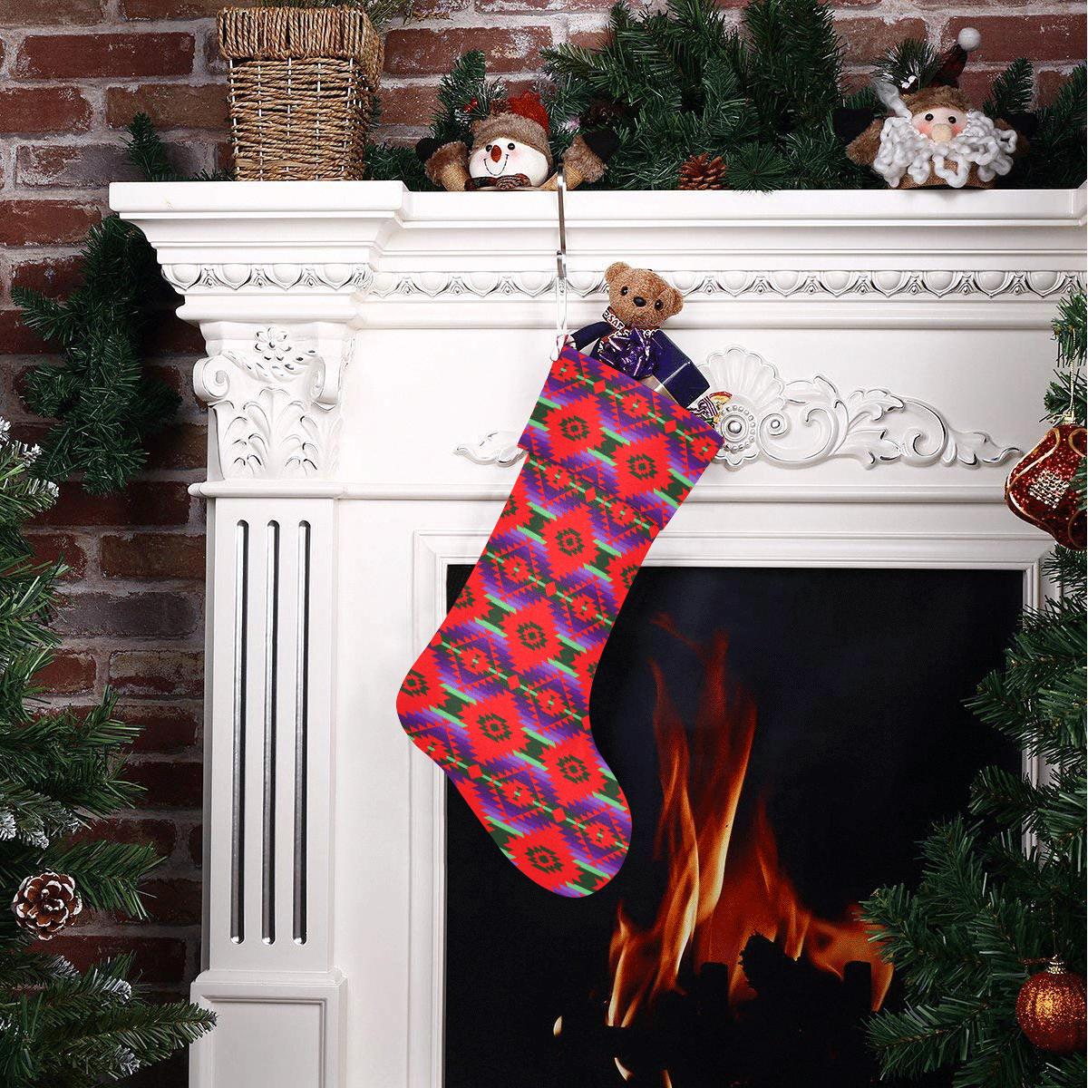 Cree Confederacy Chicken Dance Christmas Stocking holiday stocking e-joyer