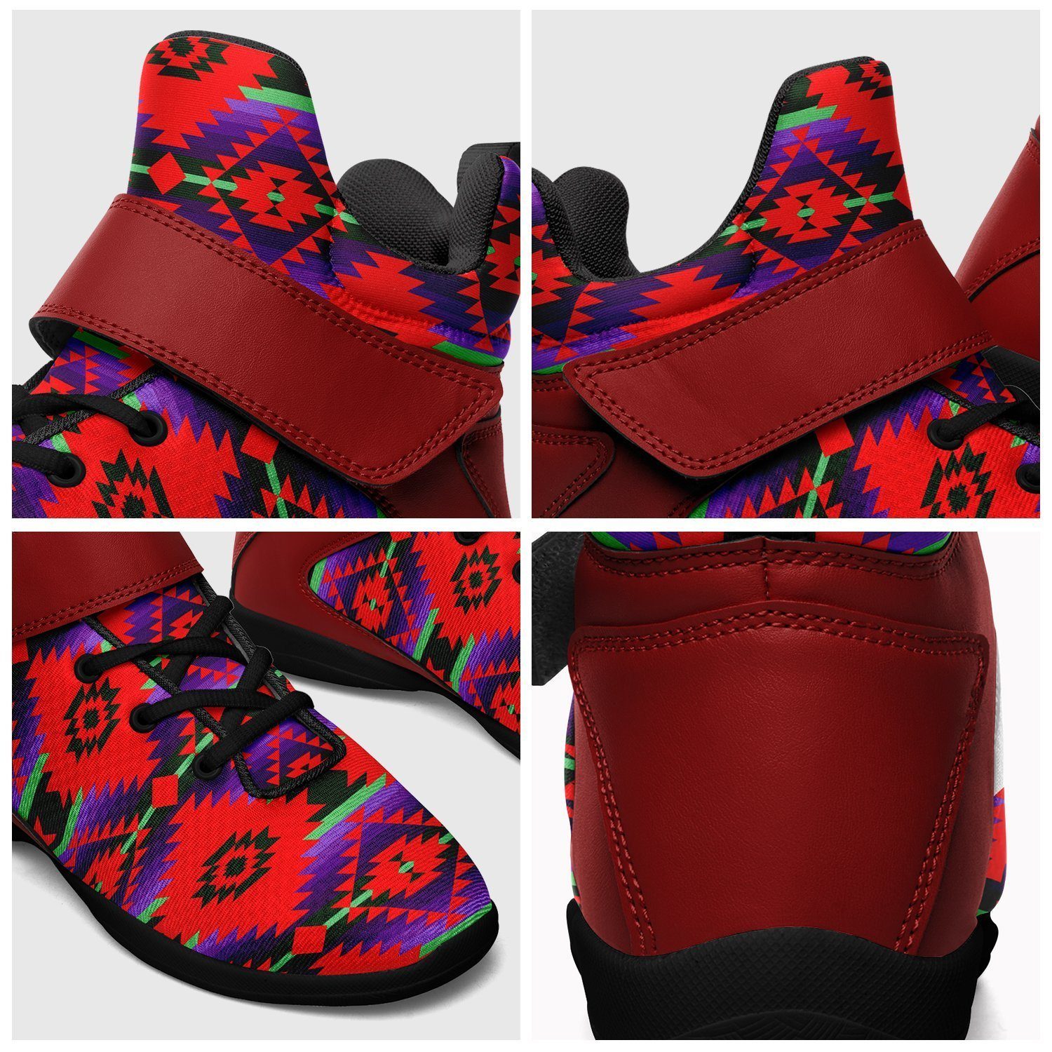 Cree Confederacy Chicken Dance Ipottaa Basketball / Sport High Top Shoes - Black Sole 49 Dzine