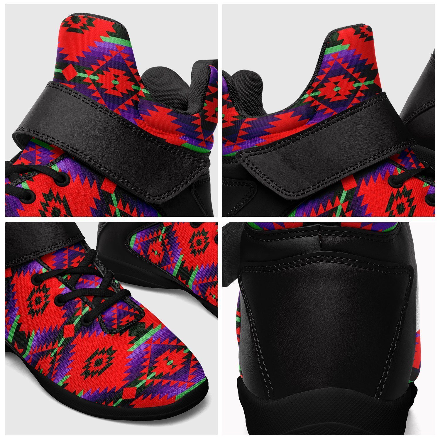 Cree Confederacy Chicken Dance Ipottaa Basketball / Sport High Top Shoes - Black Sole 49 Dzine