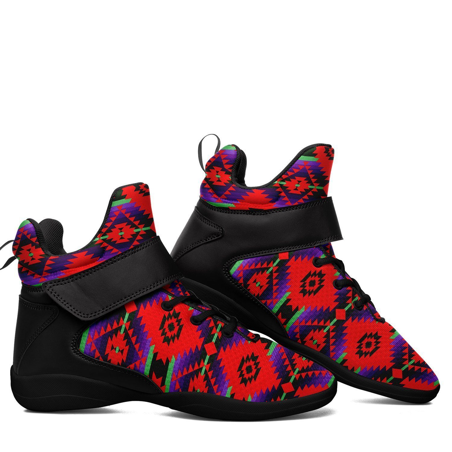 Cree Confederacy Chicken Dance Ipottaa Basketball / Sport High Top Shoes - Black Sole 49 Dzine