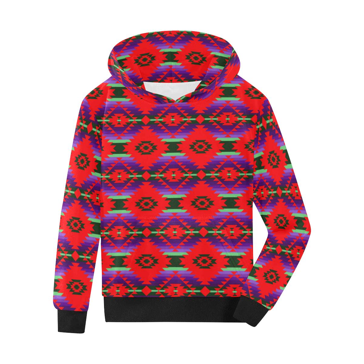 Cree Confederacy Chicken Dance Kids' All Over Print Hoodie (Model H38) Kids' AOP Hoodie (H38) e-joyer