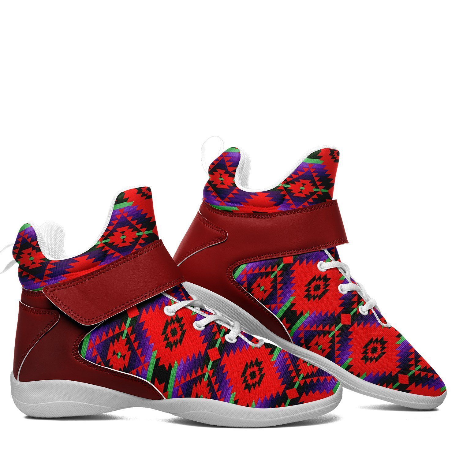 Cree Confederacy Chicken Dance Kid's Ipottaa Basketball / Sport High Top Shoes 49 Dzine