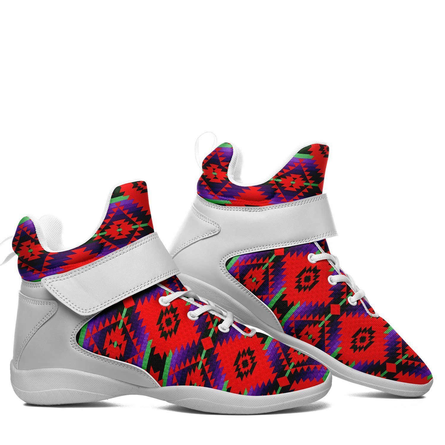 Cree Confederacy Chicken Dance Kid's Ipottaa Basketball / Sport High Top Shoes 49 Dzine