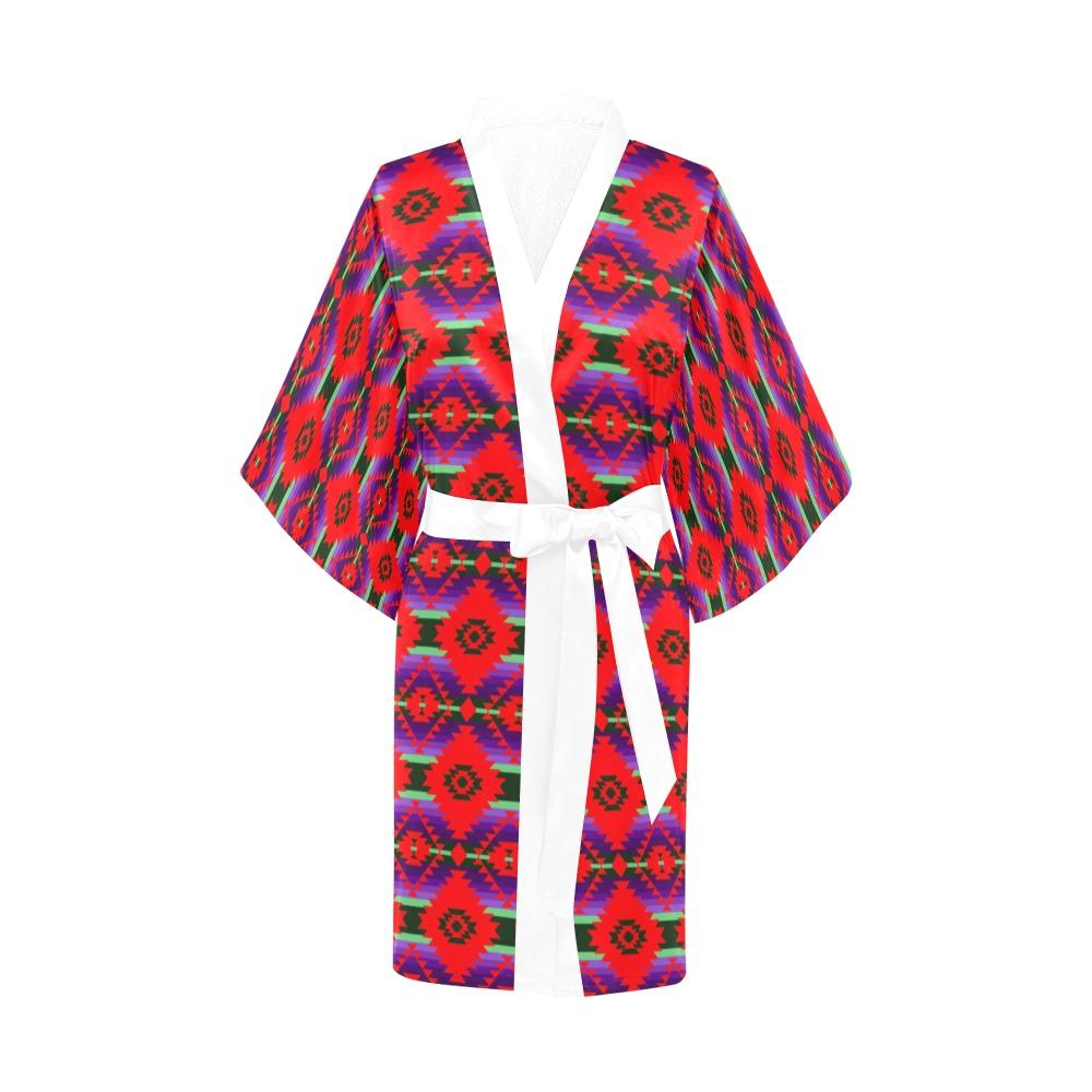 Cree Confederacy Chicken Dance Kimono Robe Artsadd