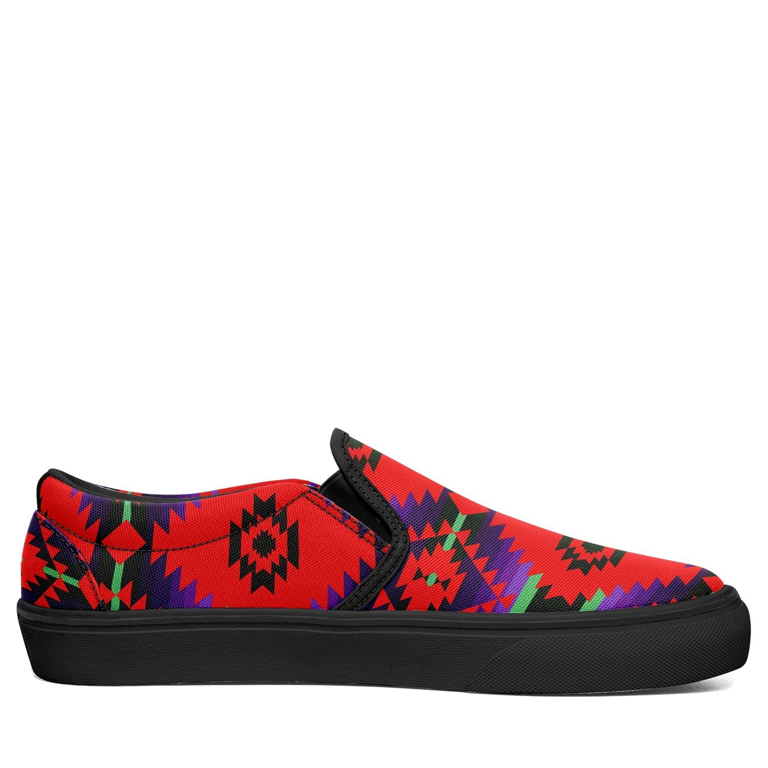 Cree Confederacy Chicken Dance Otoyimm Canvas Slip On Shoes 49 Dzine